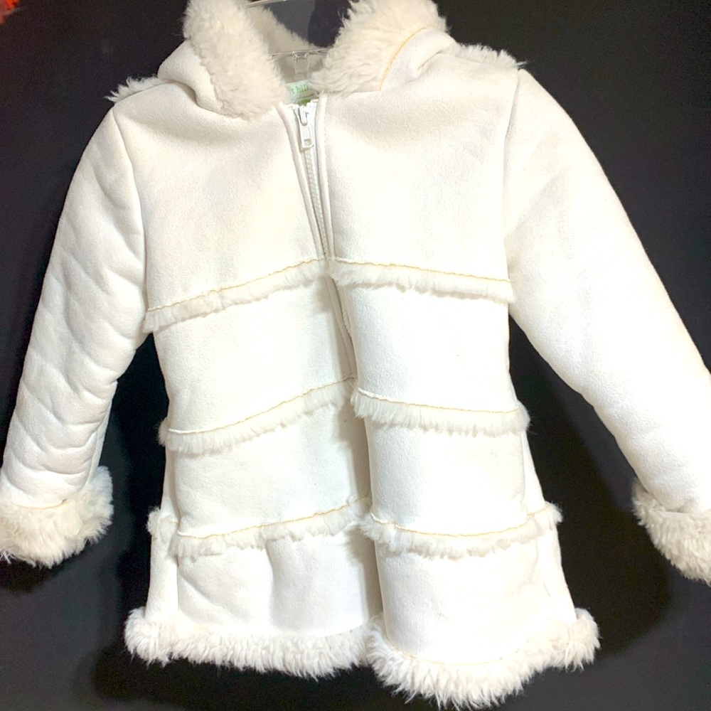 Garnet Hill Kids Suede Coat